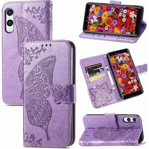 Rakuten Hand ケース 手帳型 ラクテンハン り傷防止 Rakuten Hand P710 対応 薄紫 643