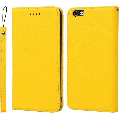 Eastwave アイフォン for iPhone 6 ット 耐汚れ 耐衝撃 カード収納 軽量 人気 -イエロー 705