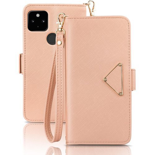 Google Pixel 4a 5G ケース 手帳型 Google Pixel 4a 5Gアプリコットピンク 866
