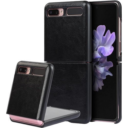 Pelanty For Galaxy Z Flip ケ ース 耐衝撃 傷防止 全面保護 携帯アクセサリ ブラック 1127