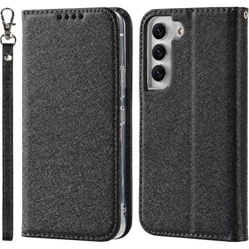 Galaxy S22 SC-51C SCG13 ケース カード収納 マグネット 耐衝撃 滑り止め 5色 ブラック 1174