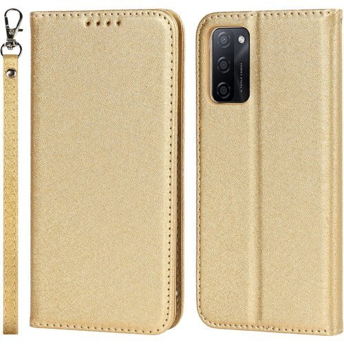 OPPO A55s 5G ケース 手帳型 オッポ a5 ド収納 内藏マグネット 耐衝撃 滑り止め 5色 ゴールド 1223