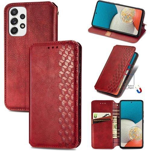 に適用するGalaxy A53 5G SC-53C S 性摩擦耐性携帯ケース男性と女性に適した多色オプション 赤 1231