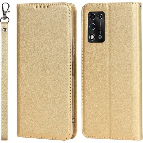 ZTE Libero 5G II A103ZT ケース カード収納 マグネット 耐衝撃 滑り止め 5色 ゴールド 1326