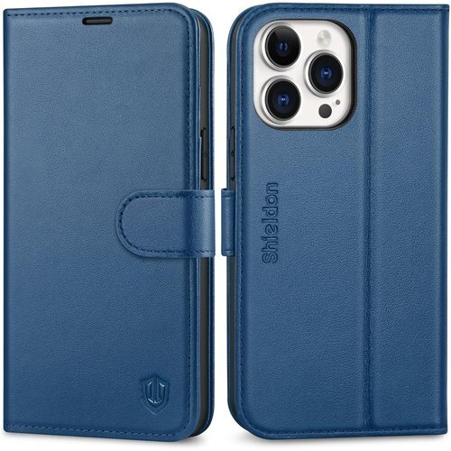 SHIELDON iPhone14 Pro Max 対 ンチ対応 スマホケース 5G 202発売 ロイヤルブルー 1394