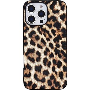 iPhone 14ケースDMaosヒョウ柄合成皮革カバーiPhone14 6.1吋 2022 茶色 1623