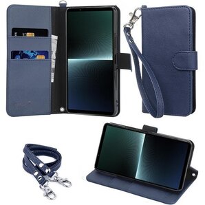 wisers Xperia 1 V SO-51D SO ストラップ 2種付き ハンドストラップ/ネックストラップ 2074