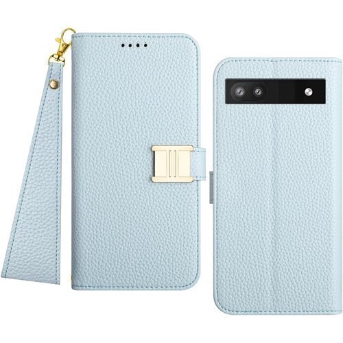 Fitaco Google Pixel 6a ケース 紋 着脱しやすい 男女兼用 6.1inch対応 - 青い 2606
