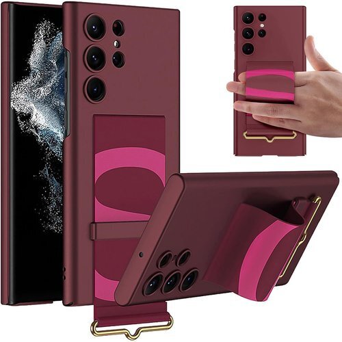 NINKI 適応Galaxy S24 Ultra ケー Gカバー ギャラクシー s24 ウルトラ ケース レッド 2675