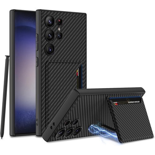 NINKI 適応 Galaxy S24 ultra 5 ギャラクシー S24 ウルトラ スマホケース カーボン 2680