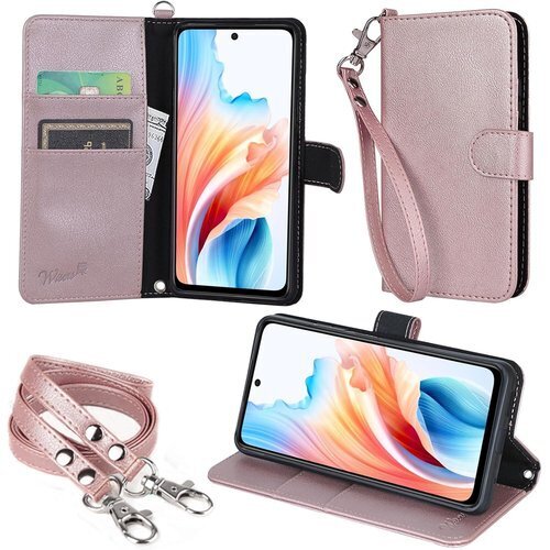 wisers OPPO A79 5G 対応 手帳型スマ き ハンドストラップ/ネックストラップ 2024年 新型 2789