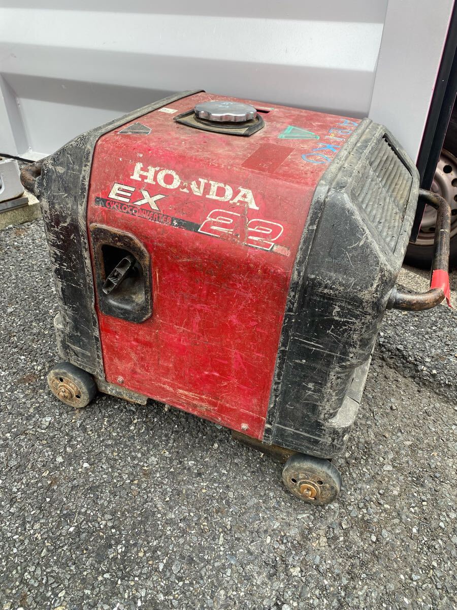 HONDA・ホンダ発電機／EX22車輪付　ガソリンエンジン ホンダ 発電機 EX22 (車輪付き/サイクロコンバーター式) [HONDA