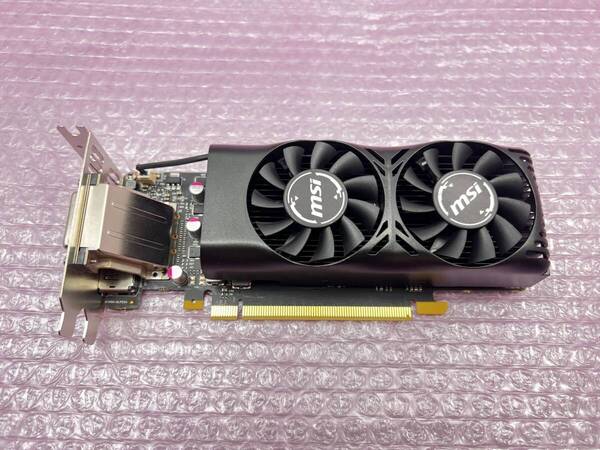 #800086 MSI グラフィックボード GeForce GTX 1050 2GT LP (2GB GDDR5 / PCI Express 3.0 x16接続) ※動作確認済※ ※ロープロファイル※