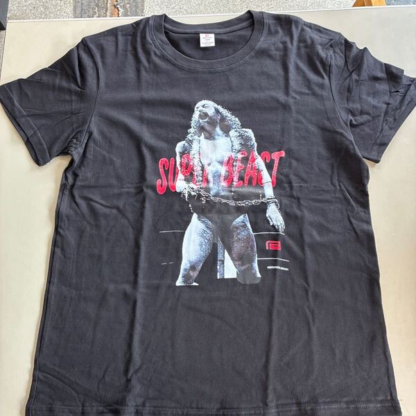 ■送料込■ブルーザーブロディ Tシャツ■黒 L■スーパービースト■東京ブランド 全日本プロレス 新日本プロレス 超人 超獣 移民の歌 WWE