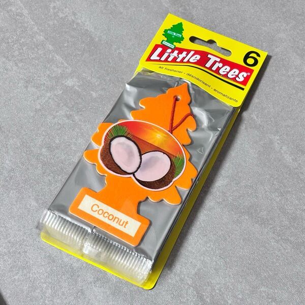 ★6枚セット★ココナッツ リトルツリー Little Trees エアフレッシュナー 芳香剤 USA
