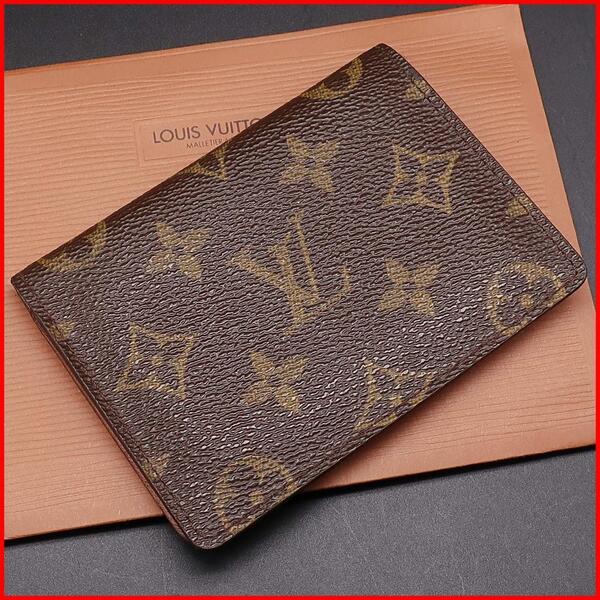 正規品 ヴィトン Louis Vuitton カードケース Card case モノグラム Monogram M60533 スペイン製 ヴィンテージ Vintage 袋 Authentic Mint