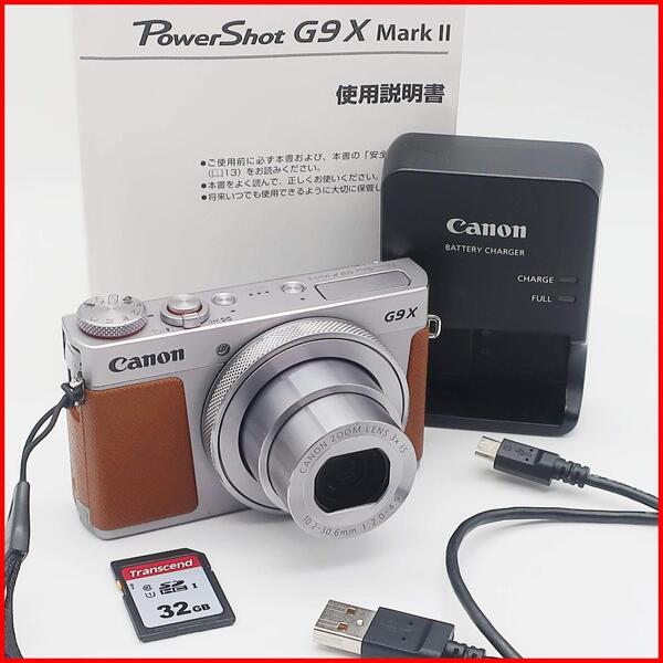動作確認済 キャノン Canon デジタルカメラ Power Shot G9 X MarkII 取扱説明書 Digital Camera Instruction Manual Authentic