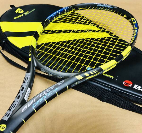美品 Babolat AeroProDrive + 2005 バボラ アエロプロドライブ プラス R.ナダル 2005全仏優勝モデル 未使用元グリップ交換済み