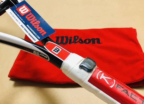 未使用 Wilson【K】six one 95 ウィルソン【k】 シックス・ワン 95 J.M.デルポトロ prostaff classic 後継モデル 商品説明要確認