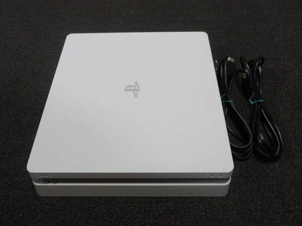 ☆PlayStation4 グレイシャー・ホワイト 500GB CUH-2100AB02 動作確認済み/初期化済み☆