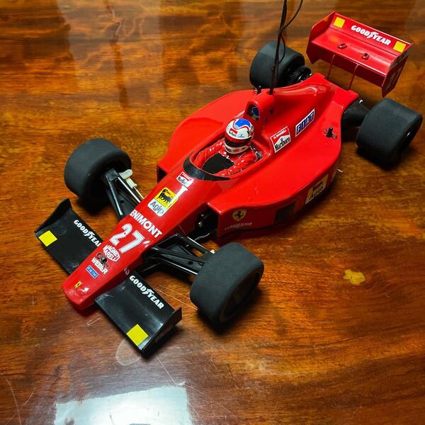 TAMIYA タミヤ 1/10 電動RCレーシングカー FERRARI F189 フェラーリ640 ラジコンゲルハルト・ベルガー ナイジェルマンセル Nigel Mansell