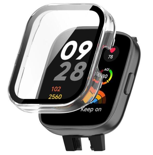 2個セット Xiaomi Redmi Watch 3 ガラス 保護 ケース クリア カバー フィルム 交換 液晶保護 PC スマートウォッチ ハードケース