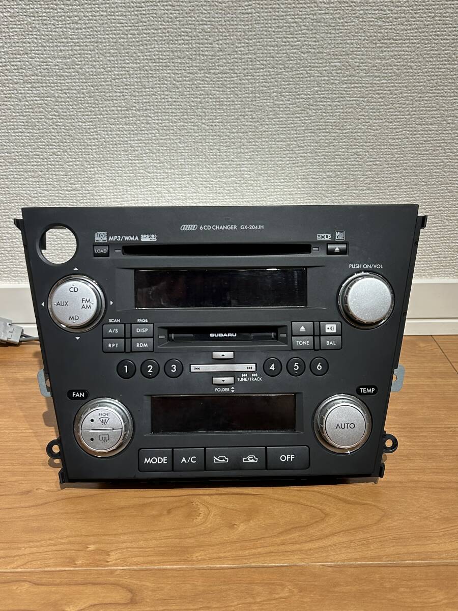 新車外し！！CX-204JE ヘッドユニット　スバルBP.BL純正オーディオ 新車外し！！CX-204JE ヘッドユニット スバルBP.BL純正