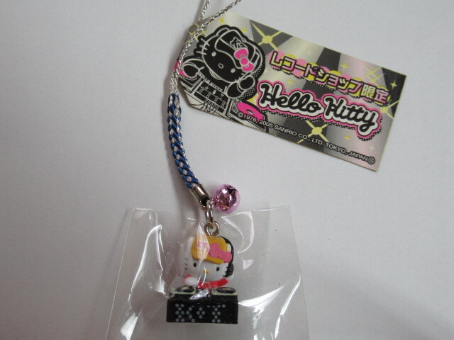 ハローキティレコードショップ 限定 DJキティ 携帯クリーナー付ストラップ レア Yahoo!オークション -「dj hello kitty」の落札相場・落札価格