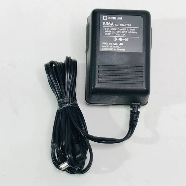★送料無料★匿名配送★KING JIM キングジム SR6A テプラ TEPRA ACアダプター 電源アダプター