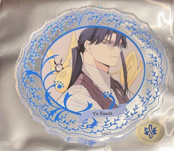 ■ D.Gray-man Dグレ ■ 神田ユウ THEキャラカフェ ラメアクリルコースター