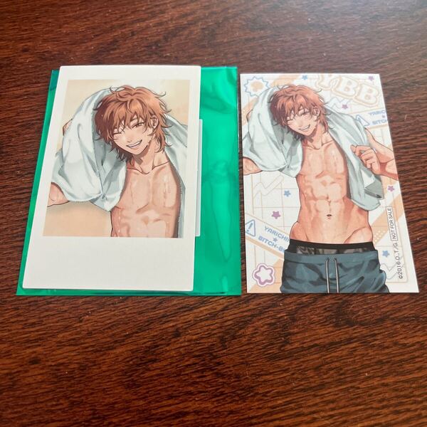 ■ ヤリチンビッチ部 ■ 矢口 ポラショットコレクション 特典 イラストカード セット おげれつたなか 裏垢男子 隠し撮り AJ2025