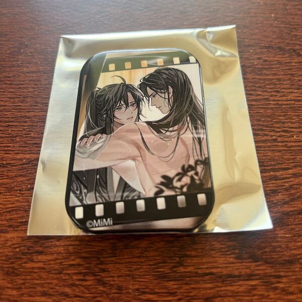 ■ 魔道祖師 ■ 魏無羨 藍忘機 D 忘羨 扉絵スクエア缶バッジ 第三期後編 ヴィレッジヴァンガード gearous 魏嬰 藍湛 忘羨