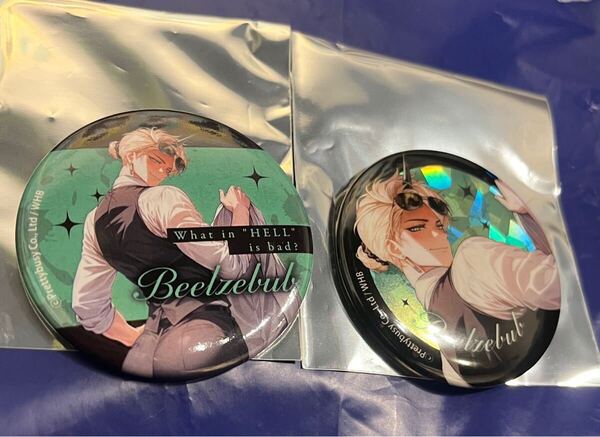 ■ 地獄のどこが悪い? ■ ベルゼブブ ノーマル レア 缶バッジ 執事 What in 'HELL' is bad? WHB へるば theキャラ ポップアップショップ
