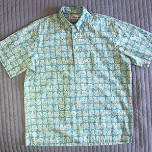 【中古品】reyn spooner レインスプーナー メンズ Lサイズ プルオーバーボタンダウンシャツ