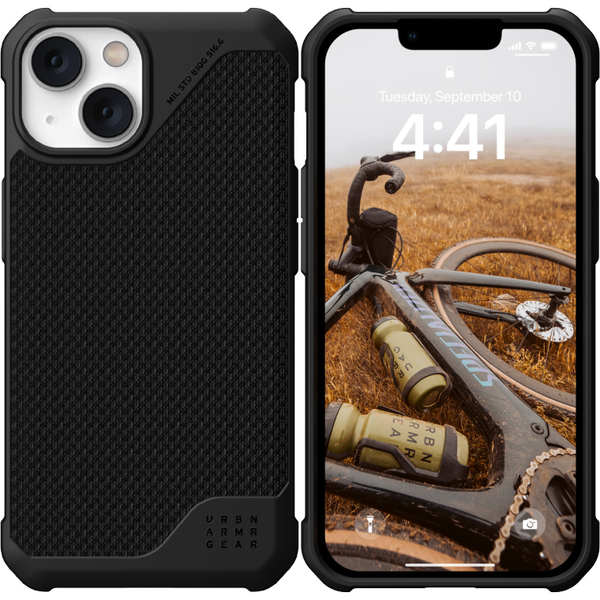未使用品 UAG iPhone14用耐衝撃ケース Magsafe METROPOLIS LT ケブラーブラック 国内正規代理店品 URBAN ARMOR GEAR UAG-IPH22MA-FLTM-KB