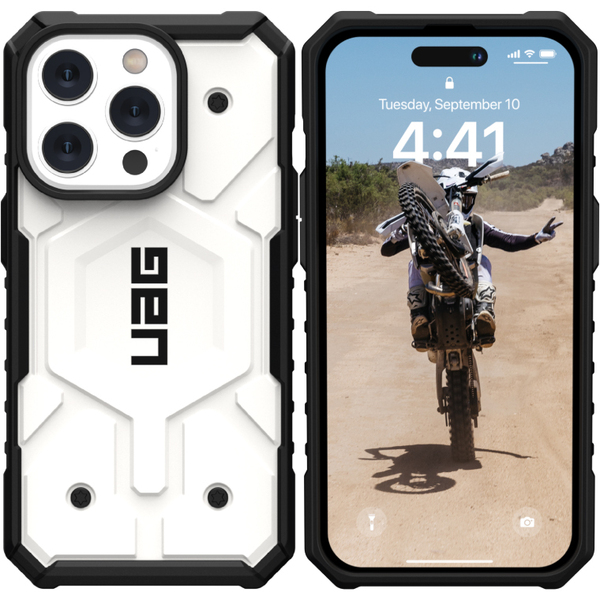 新品 未使用品 UAG iPhone14 Pro用耐衝撃ケース Magsafe対応 PATHFINDER ホワイト 国内正規代理店品 URBAN ARMOR GEAR UAG-IPH22MB-MS-WH
