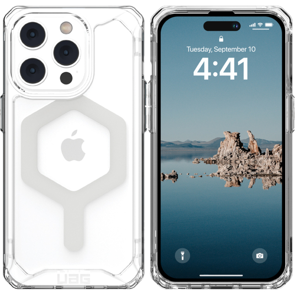新品 未使用品 UAG iPhone14 Pro用耐衝撃ケース Magsafe対応 PLYO アイス 正規品 URBAN ARMOR GEAR UAG-IPH22MB-YMS-IC クリアケース 透明