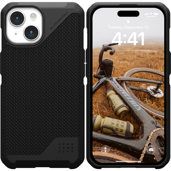未使用品 UAG iPhone15用耐衝撃ケース Magsafe METROPOLIS LT ケブラーブラック 国内正規代理店品 URBAN ARMOR GEAR UAG-IPH23MB-FLTM-KB