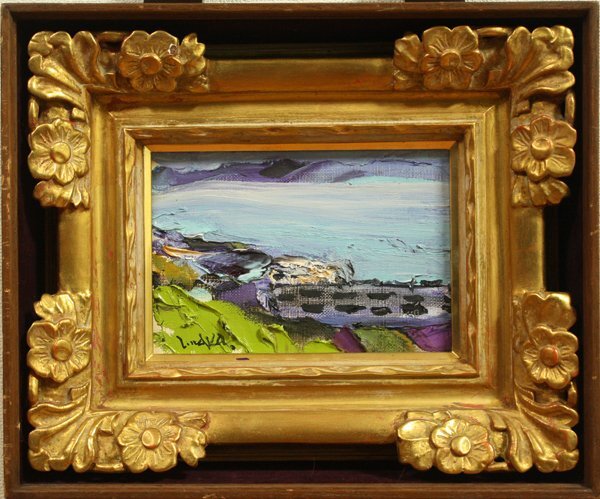さくらの女流巨匠 川島眞佐 さくらサムホール油彩 額なし 絵画