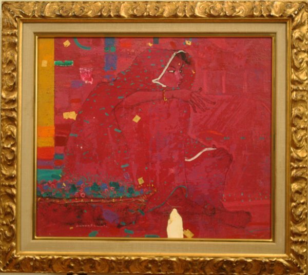 林清納作 花少女 肉筆油彩画 V502 Yahoo!オークション -「林清納」(絵画) (美術品)の落札相場
