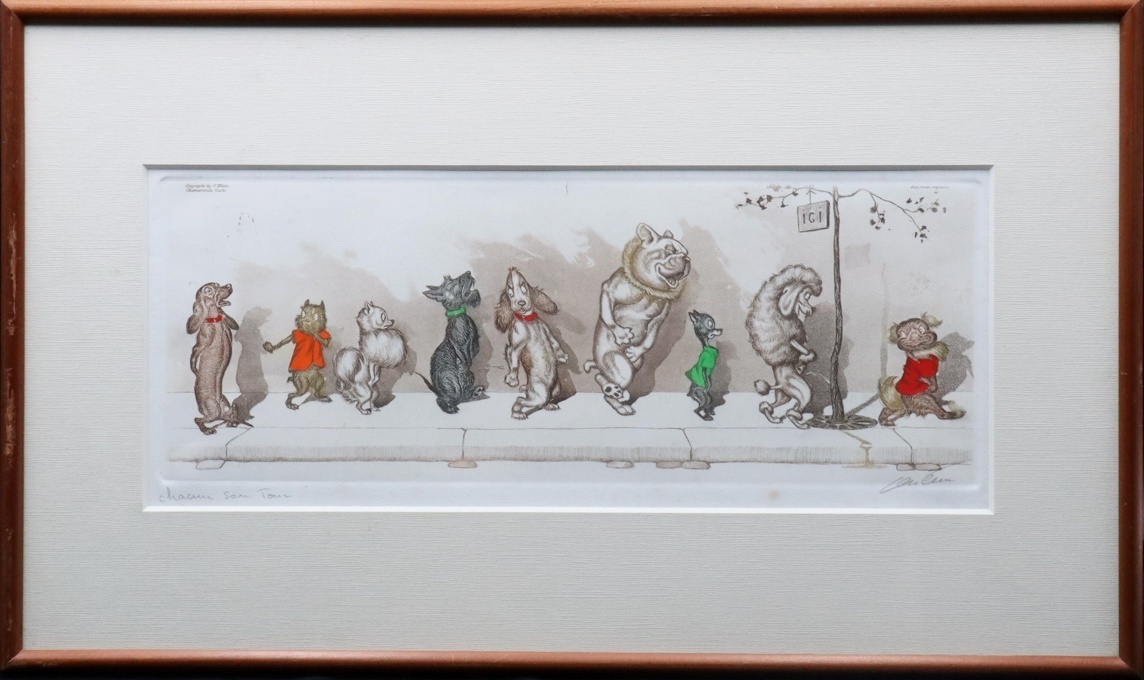 ボリス・オクライン 手彩色銅版画 ボリス・オクライン 手彩色銅版画 ボリス・オクライン 手彩色銅版画