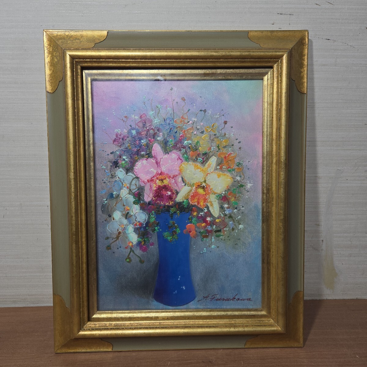 古川 明雄 作品 油絵 薔薇 バラ Yahoo!オークション -「古川明雄」の落札相場・落札価格