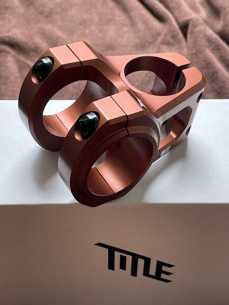 title ST1 35 Stem ☆MTB☆ ColorBronze ブロンズ☆35mmクランプ☆ 35mm length ステム