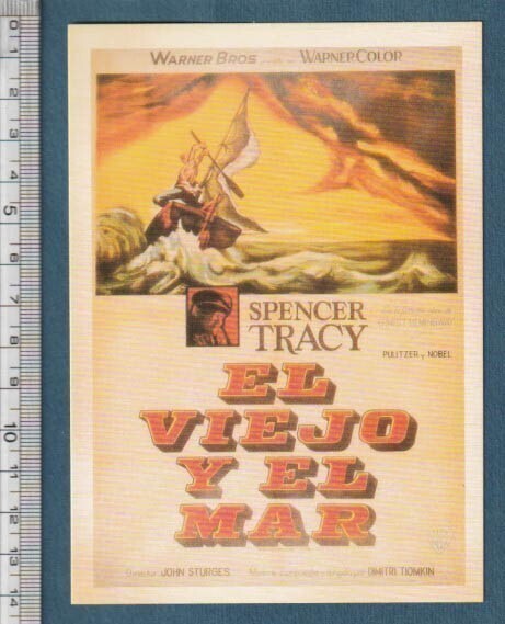 グッズ■1958年【老人と海】[ A ランク ] アンティーク調 ポストカード/