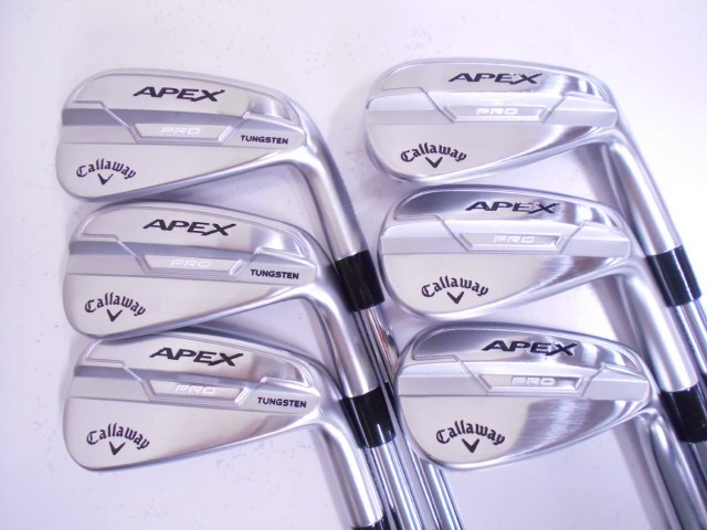 未使用】APEX PRO アイアンセット 純正スチールS