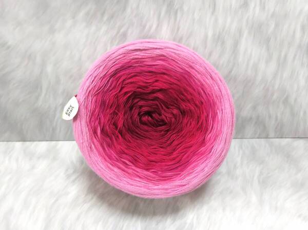 輸入 毛糸 Hobbii スルタン Sultan コットン100% 200g×1個 800m 48 Rubellite ルベライト デンマーク 海外
