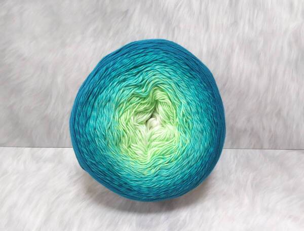 輸入 毛糸 Hobbii スルタンデラックス Sultan Deluxe コットン100% 250g×1個 1000m Paraiba Tourmaline デンマーク 海外