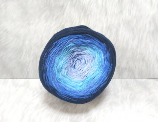 輸入 毛糸 Hobbii スルタン Sultan コットン100% 200g×1個 800m 40 Blue Sapphire ブルーサファイア デンマーク 海外