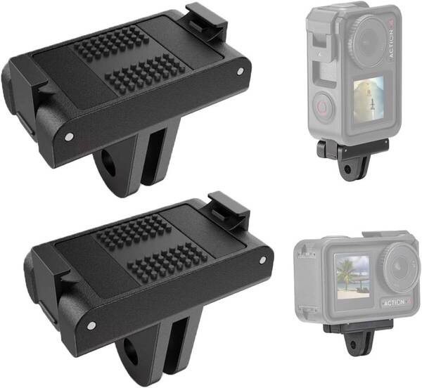 DJI Osmo Action用磁気アダプター、クイックリリース式アダプターマウン、クションカメラアクセサリー、Osmo Action 5 Pro/4/3に適用磁気