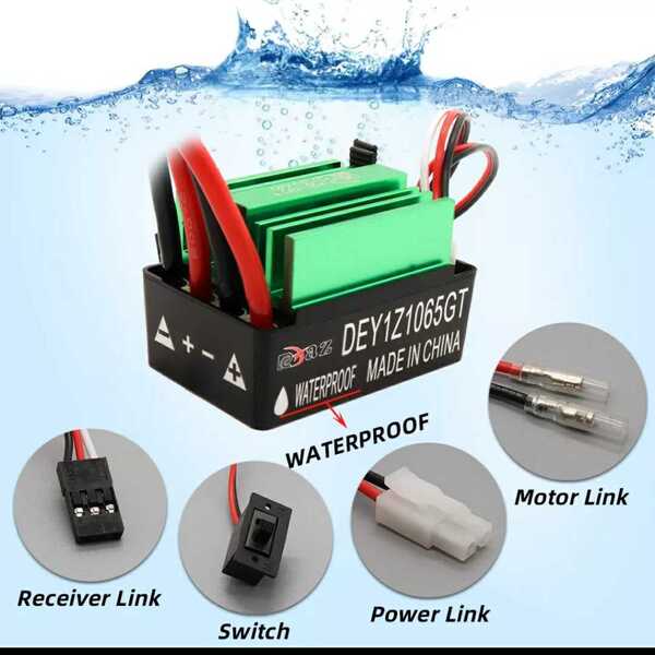 即決《送料無料》 ■緑ヒートシンク■ 新品 ラジコン ブラシ 用 アンプ ESC モーター フタバ ドリパケ YD-2 タミヤ TT01 TT02 BT-01